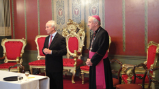 The new chairman with His Grace