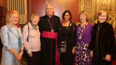 Archbishop and guests
