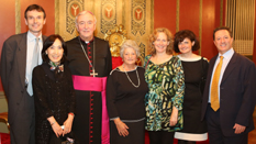 Archbishop and guests