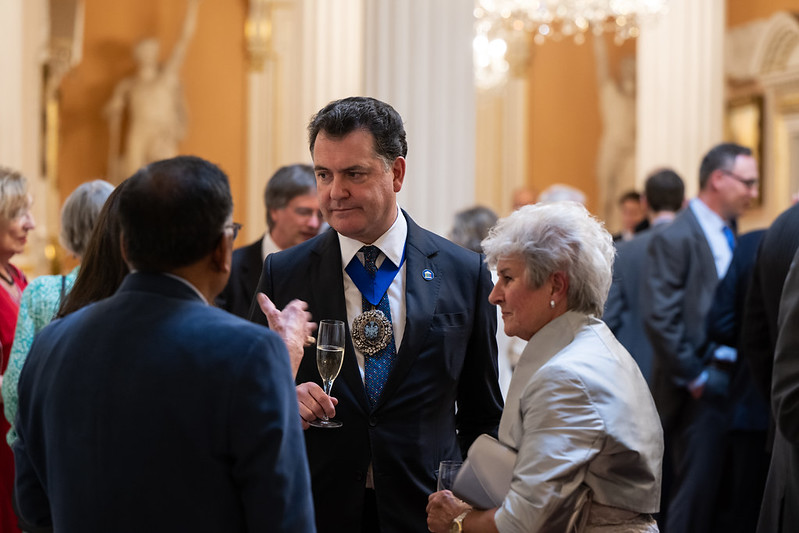 Alderman Vincent Keaveny with Mary Goodwin