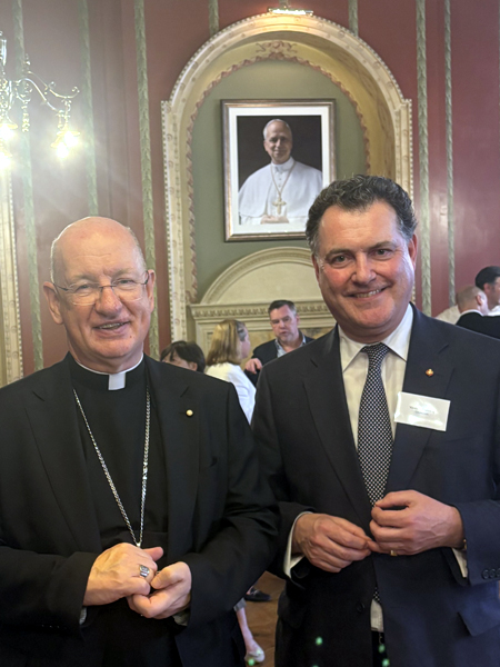 Archbishop Richard and Alderman Keaveny